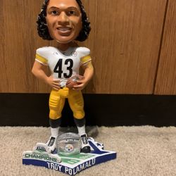 Troy Polamalu Super Bowl XLIII Champions Bobble Head