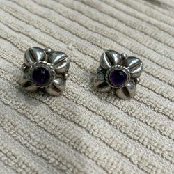 Antique Mexico -Silver Earrings