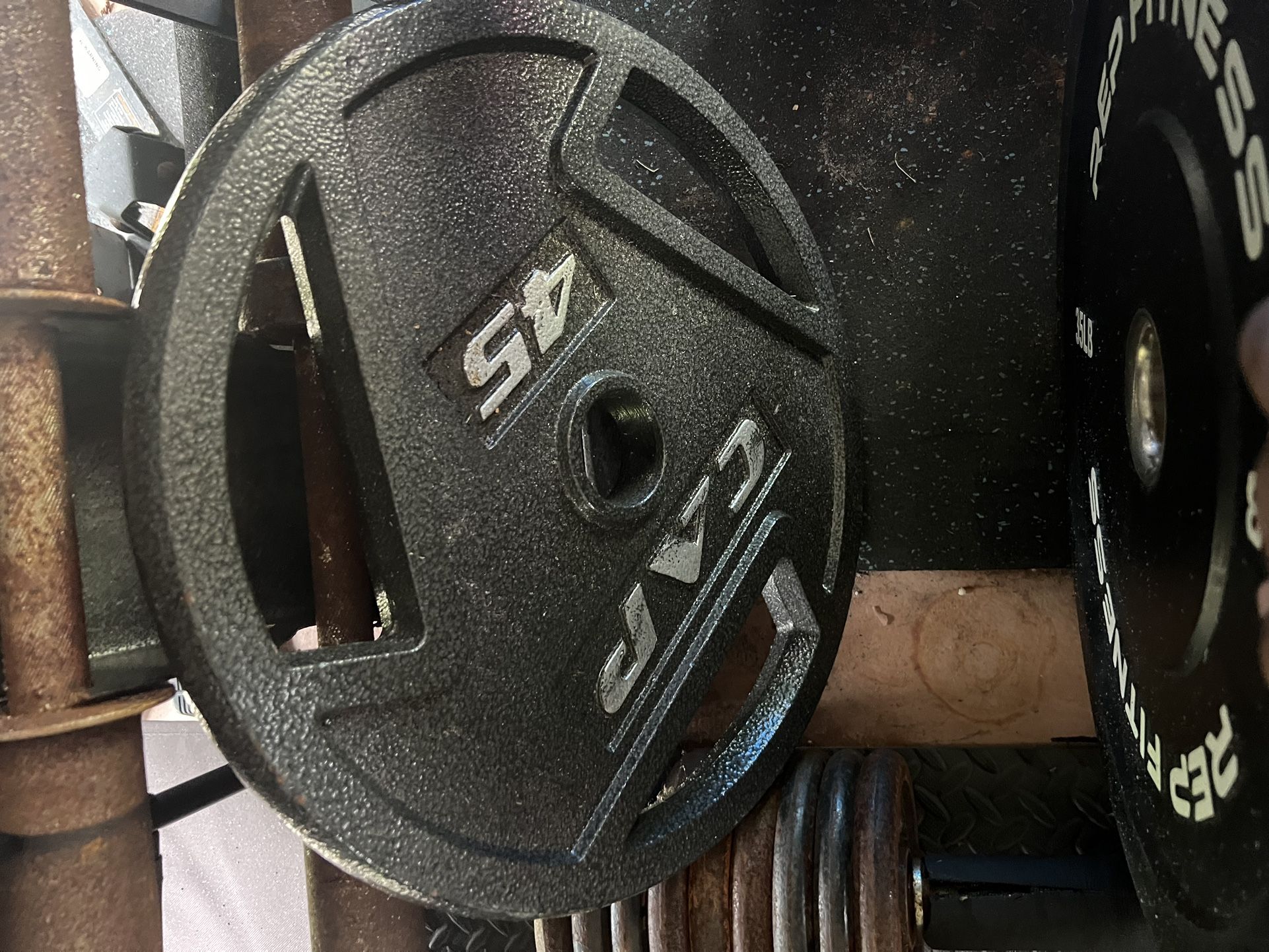(1) 45lb CAP plate