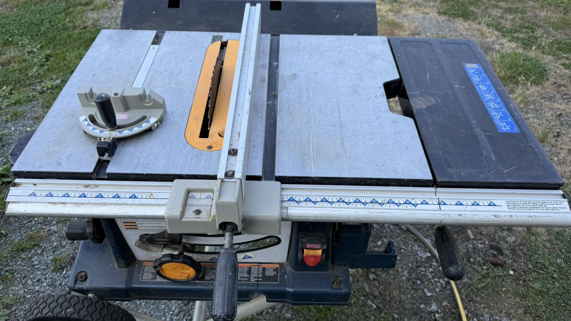 10” Table Saw With Rolling Stand