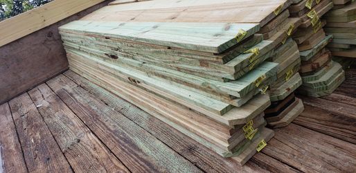 6ft pickets 1.50each