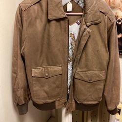 Preston & York Leather Men’s M Bomber Jacket