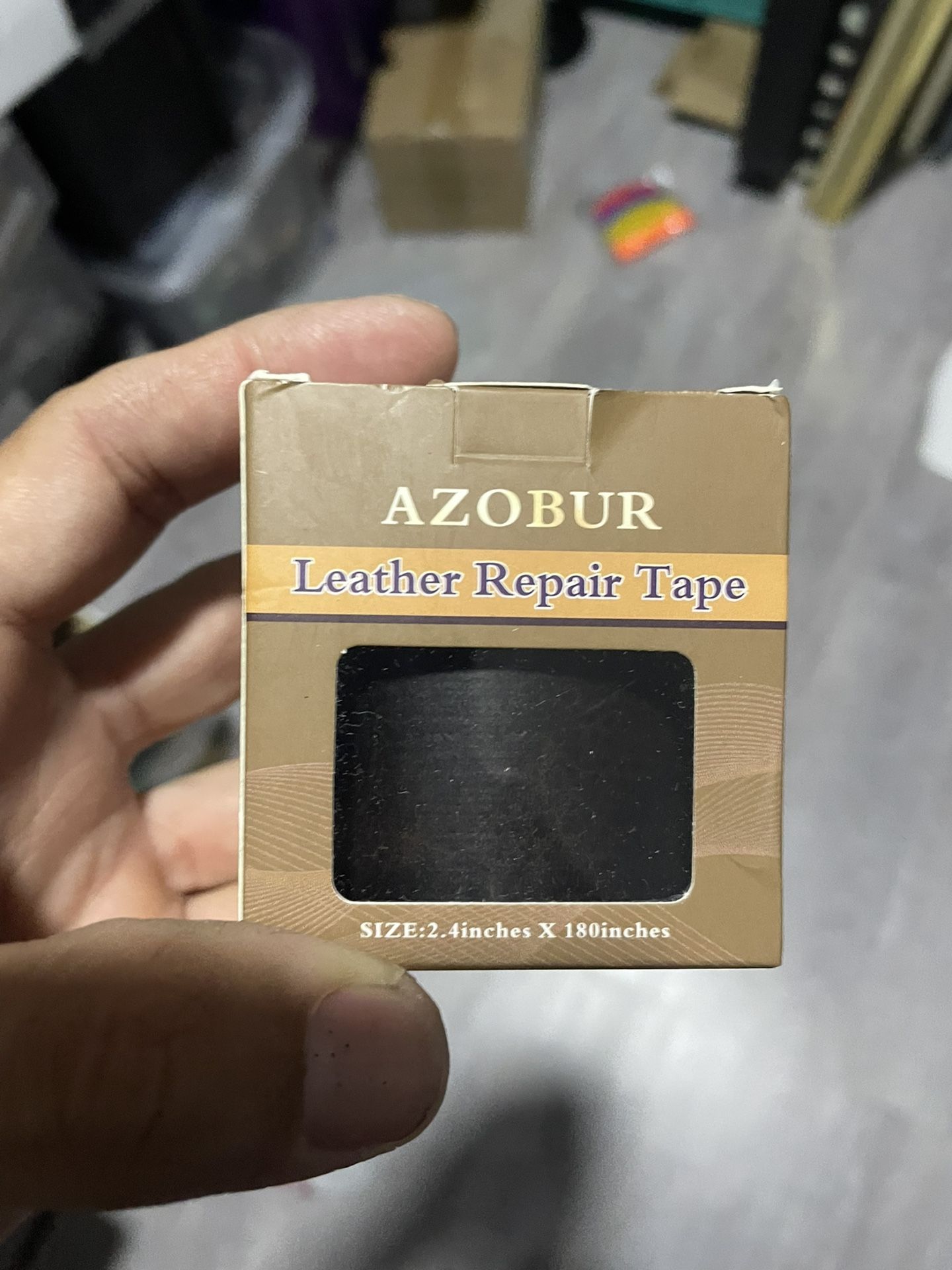 Leather repair Tape In Brown