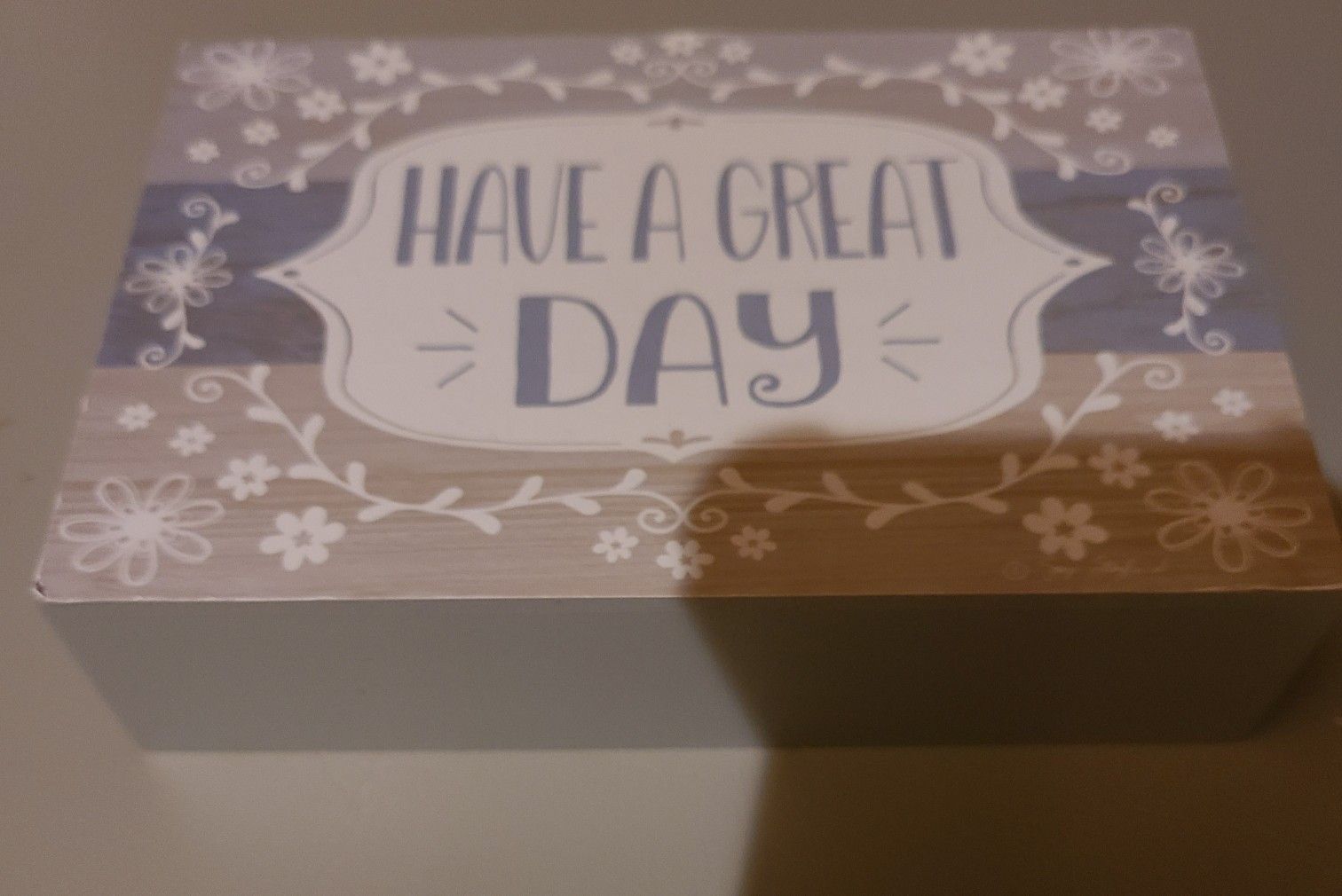 3×5 "Have a Great Day" Canvas Decoration