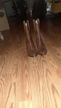 Leather women boots guess cow girl boots