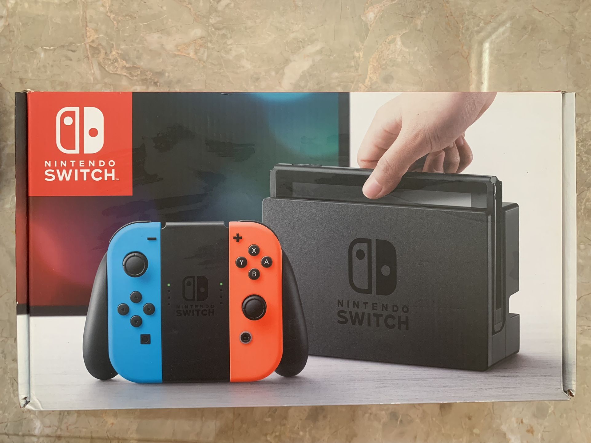 MODDABLE NINTENDO SWITCH HAC-001 WITH ORIGINAL BOX AND CONTENTS