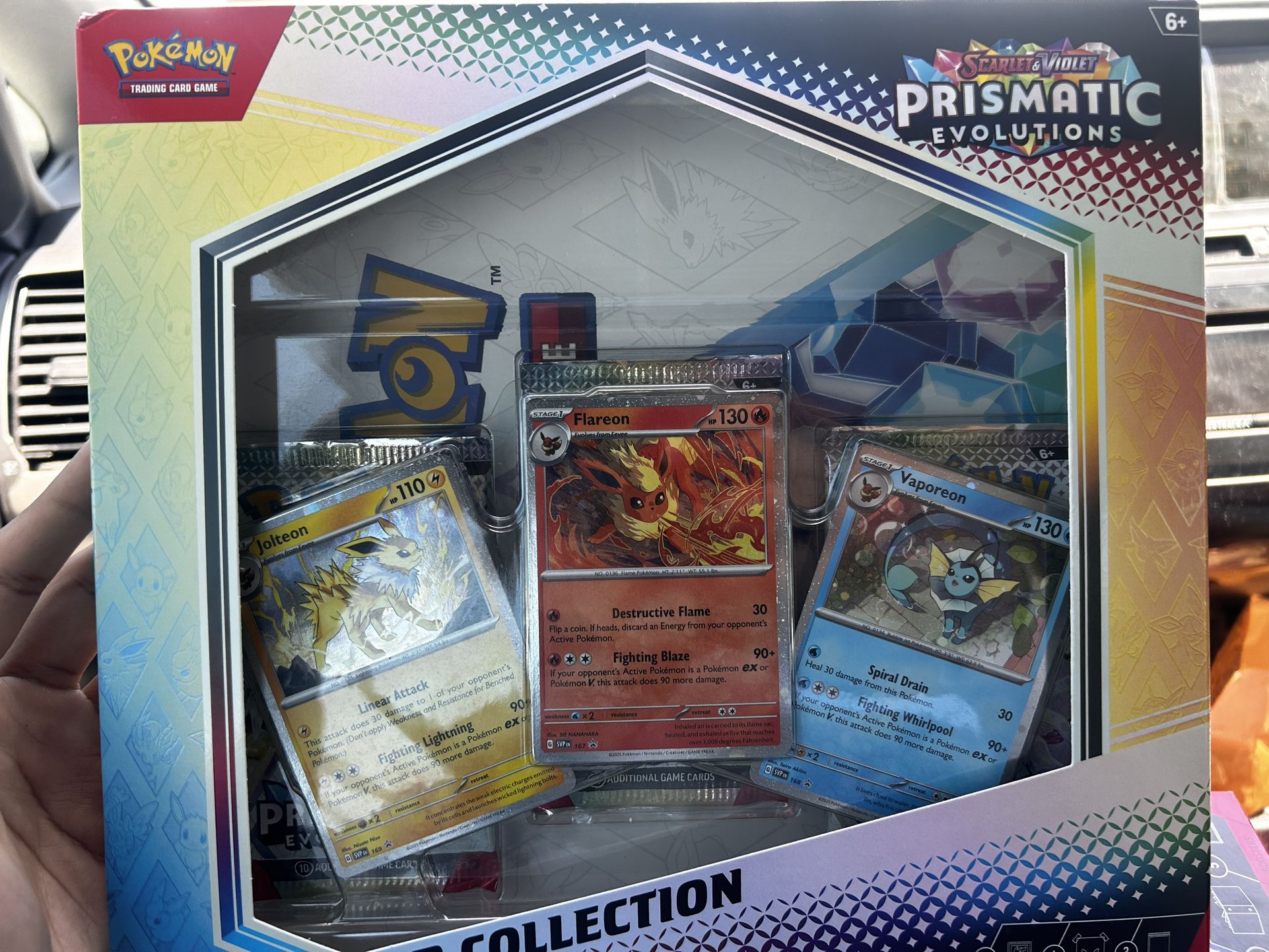 Prismatic Evolutions Poster Collection box Pokemon