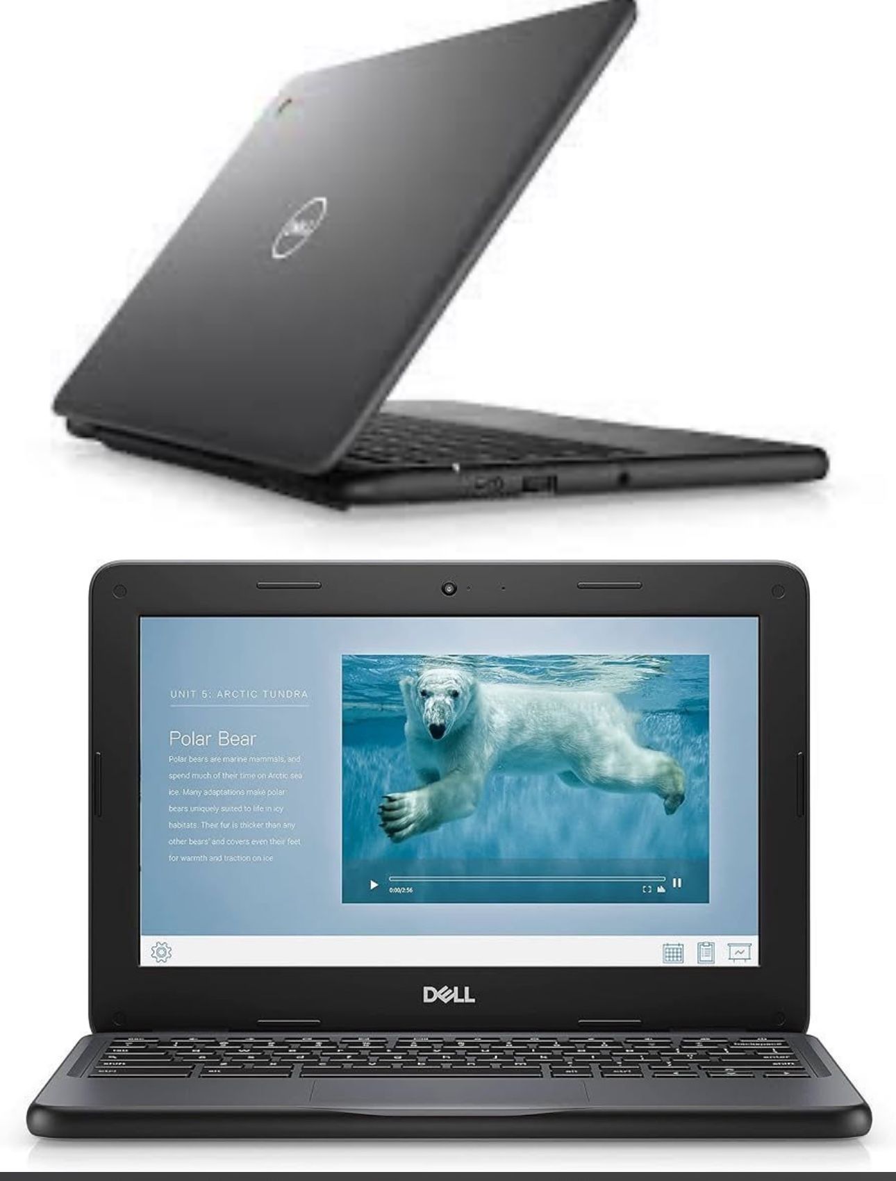 Dell Chromebook 3100 11.6 Inch 4GBRam 16 Gb Black