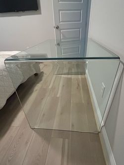 Tempered Glass Writing Desk
