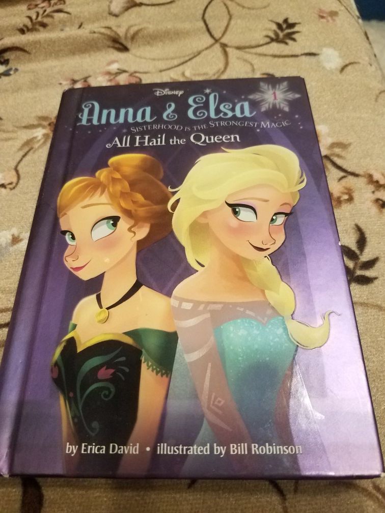 Disney Anna and Elsa all hail the queen book