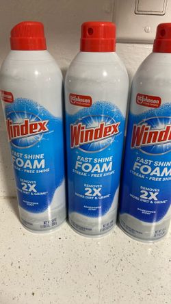 Windex Fast Shine Foam  3 bottles Only $9🙀