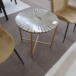 Prima Bone Inlay End Table 