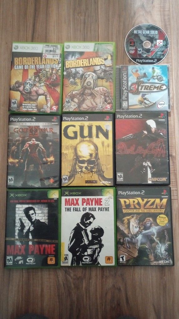 Assorted Games Lot