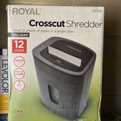 Royal 89115T 1200X Crosscut Paper Shredder 