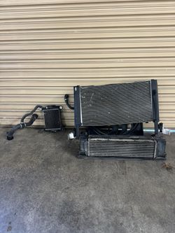 2014-2018 BMW 328i N26 Radiator, Condenser, Aux Cooler
