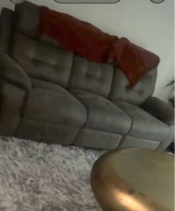 Couch rug storage closet