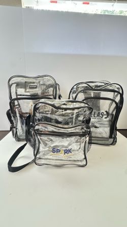 3 Clear Backpacks - School, Stadium & Event Approved