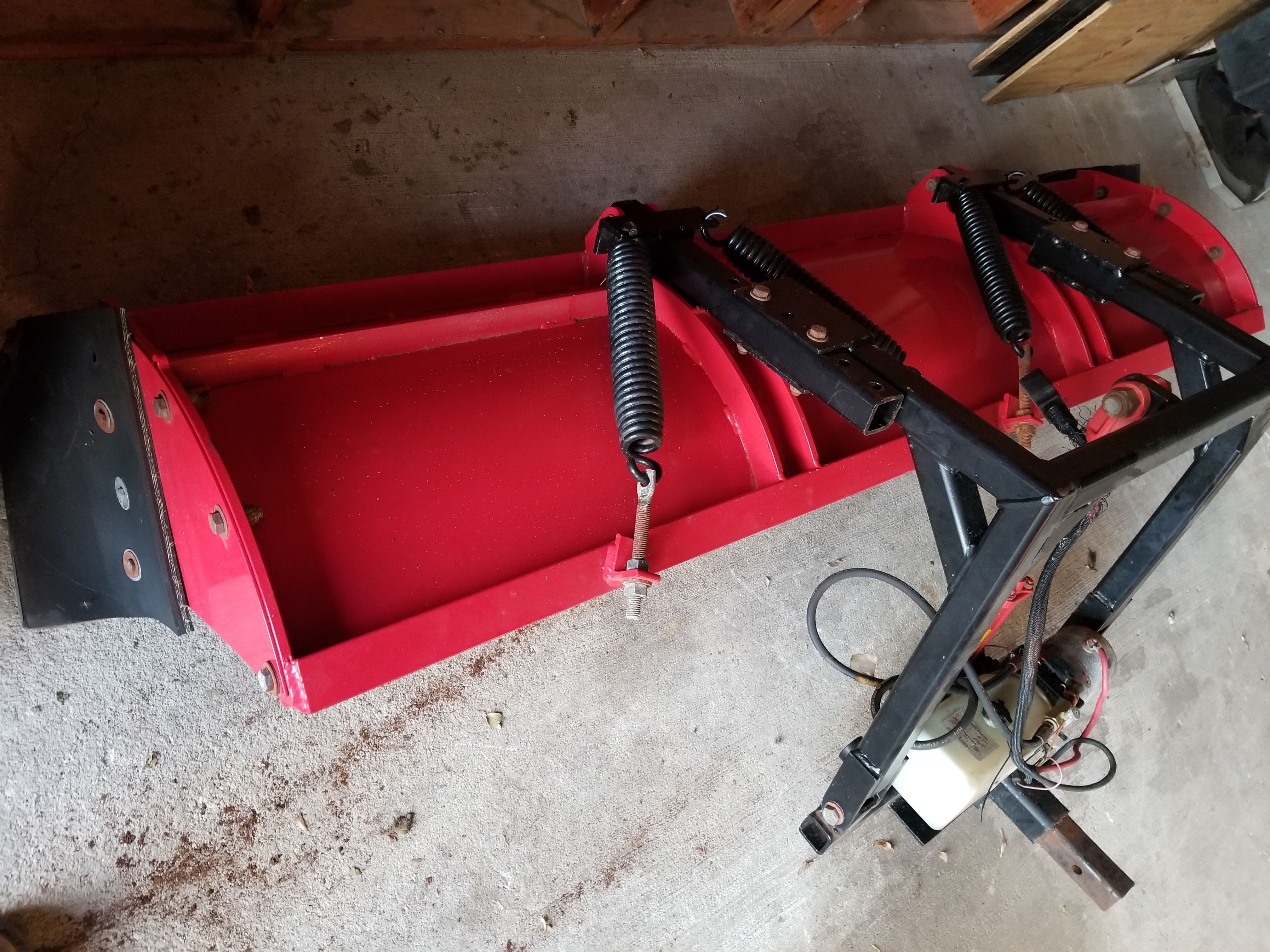 7ft Snowman Rear Snow Plow Hydraulic Down Pressure Stihl Stander Scag