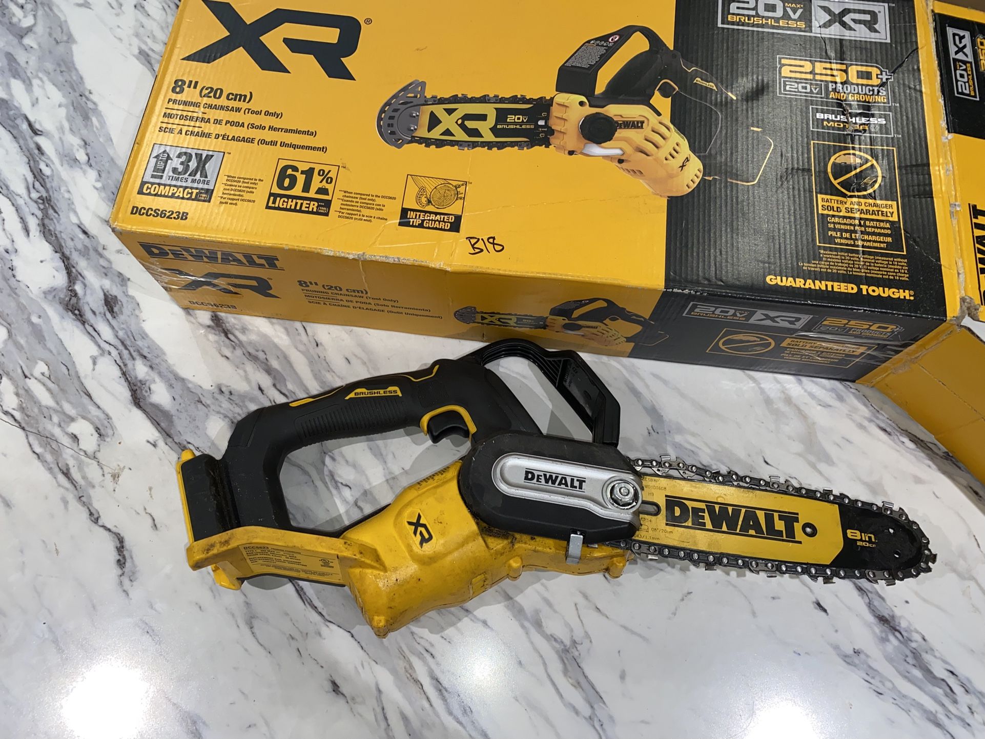 Dewalt 20v 8” Pruning Chainsaw