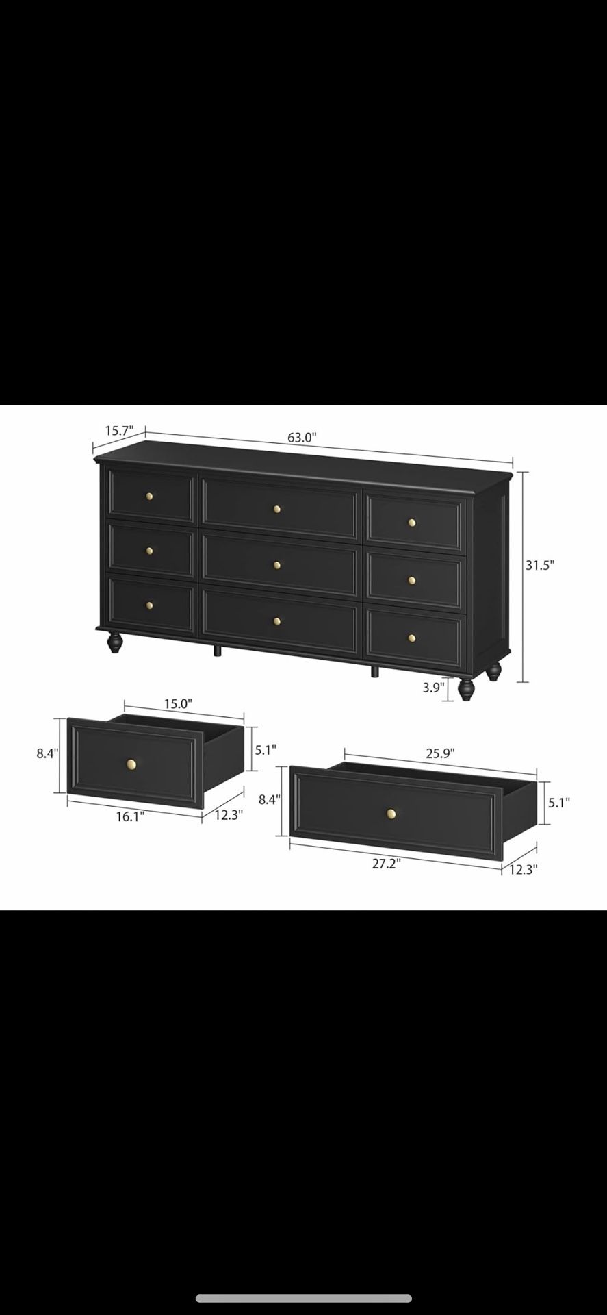 Black Dresser