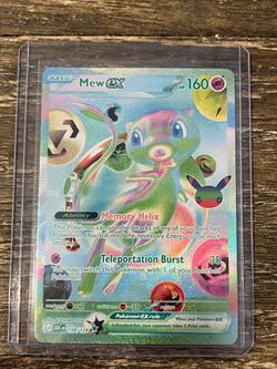 Futuristic Mew pokemon card