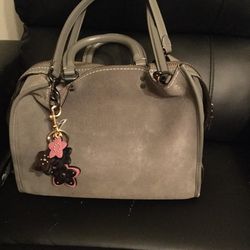 Gray Suede Coach Rogue 30 
