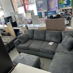 4 Piece Sectional Sofa W/ Ottoman 