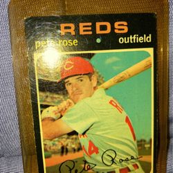 Pete Rose 1971 Topps # 100 in Excellent Condition !!!