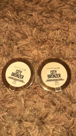 Maybelline bronzers and highlighter $4 each