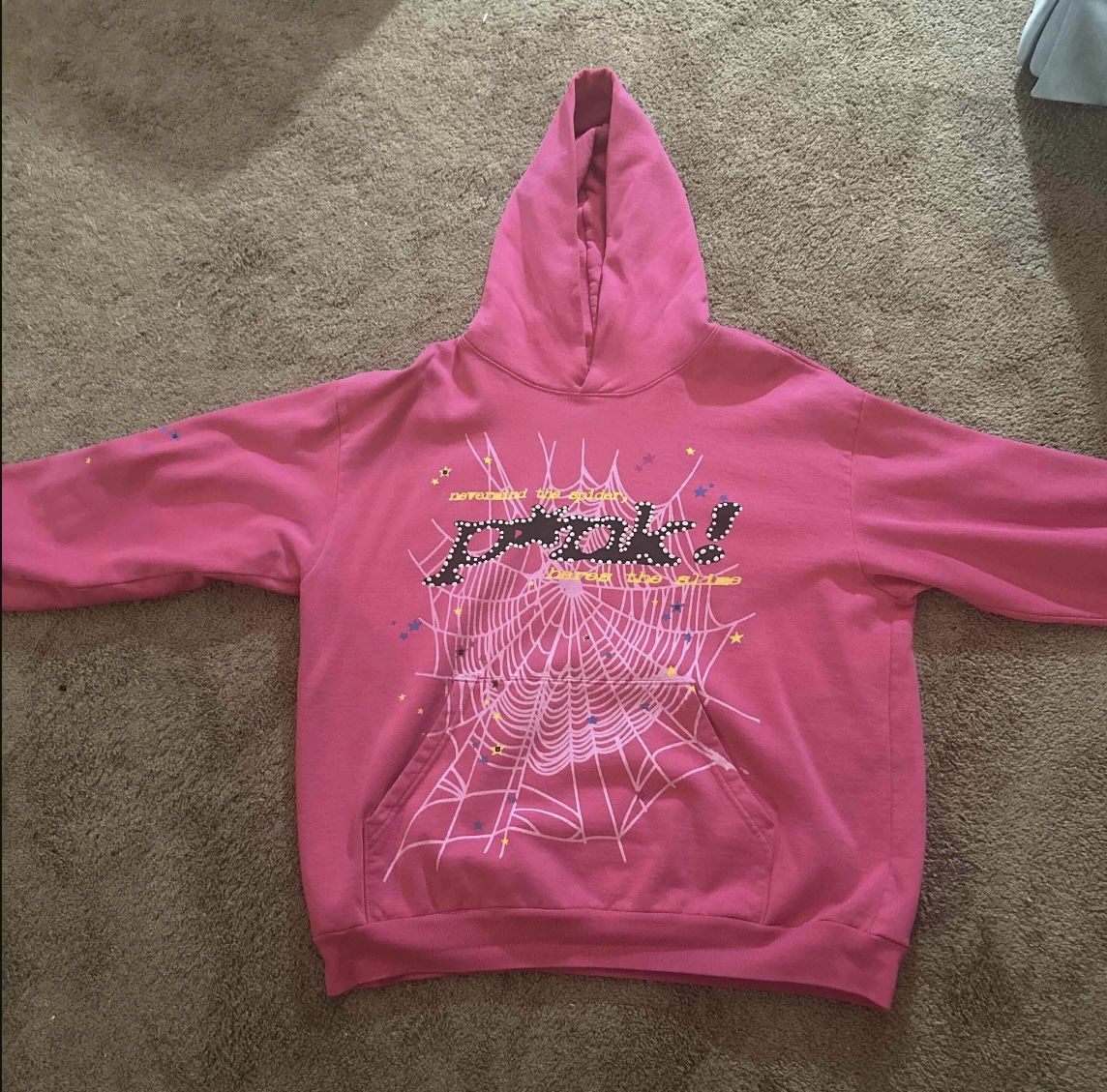 Sp5der P*nk Hoodie