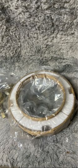 Bamboo fan with lights