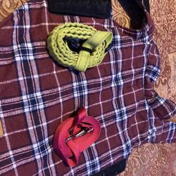 2 Dog Leashes + 1 Small Dog Vest
