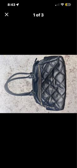 Black Quilted Handbag