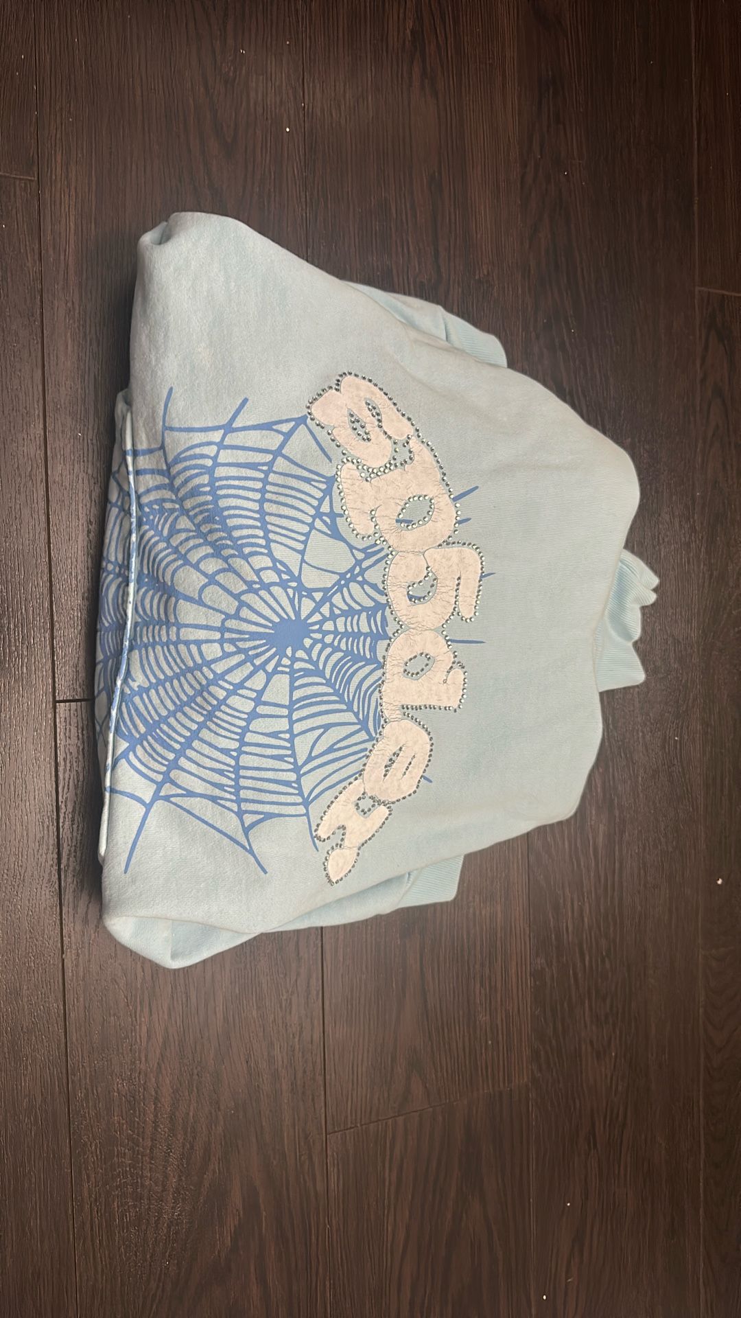 Spider hoodie size large hundred percent authentic