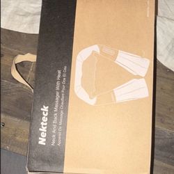 Nekteck Neck & Back Massager w/ Heat – NEW Unopened 