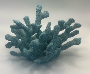Blue Faux Coral Decor