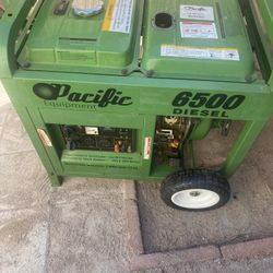 Generator De Diesel 2 Horas Trabajadas Nuevo De 6500 Watts 