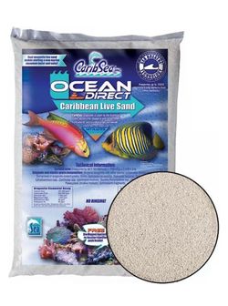 40lbs live sand. Ocean direct oolite
