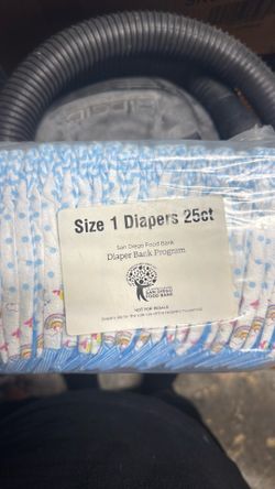 Size 1 diapers free