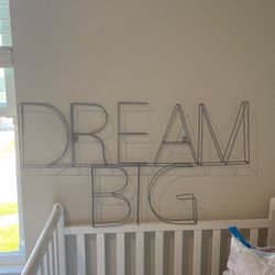 Dream Big Wall Decor 
