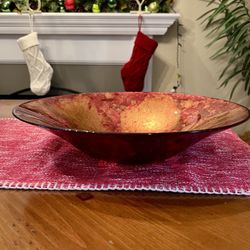Red Holiday Bowls