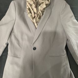Tahari Grey Blazer 