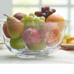 Large glass Bowl /Princess House