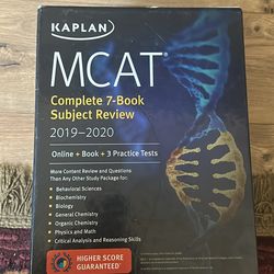 MCAT Kaplan books!!