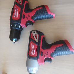 Milwaukee M12 Hammer & Impact No Batteries Or Charger Include 