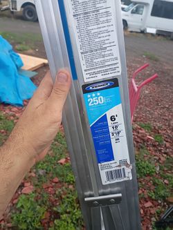 Werner 6 ft ladder aluminum