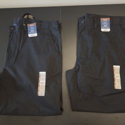 42 x 30 George Straight Leg Black dress pants