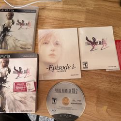 Final Fantasy XIII-2  -- Novella Edition (Sony PlayStation 3, 2012) PS3 Complete  The Final Fantasy XIII-2 -- Novella Edition for Sony PlayStation 3, 