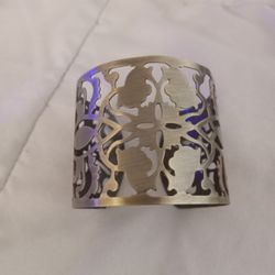 Copper Filagree Design Cuff Bracelet 