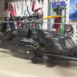 Flywing MH 60  “ Nighthawk Special Ops’” GPS RC Helicoptor with Upgrades - like new less then 1 hour flight time